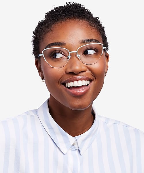 Mint Star -  Metal Eyeglasses