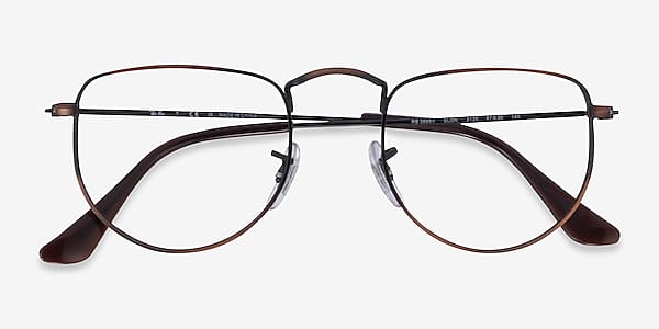 Antique Copper Ray-Ban RB3958V Elon -  Metal Eyeglasses