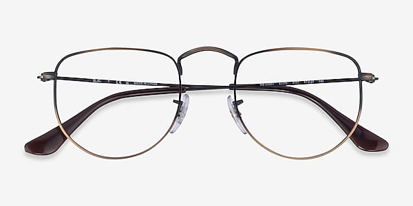Bronze Ray-Ban RB3958V Elon -  Metal Eyeglasses