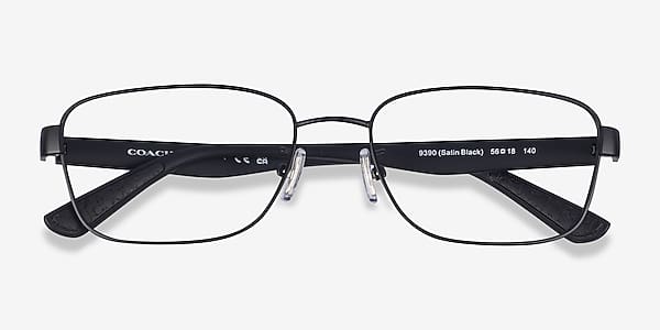 Satin Black Coach HC5122 -  Metal Eyeglasses