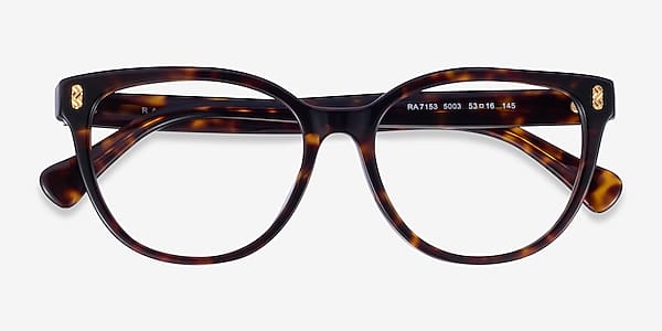 Dark Tortoise Ralph RA7153 -  Acetate Eyeglasses