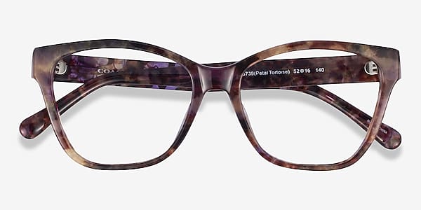Petal Tortoise Coach HC6207U -  Acetate Eyeglasses