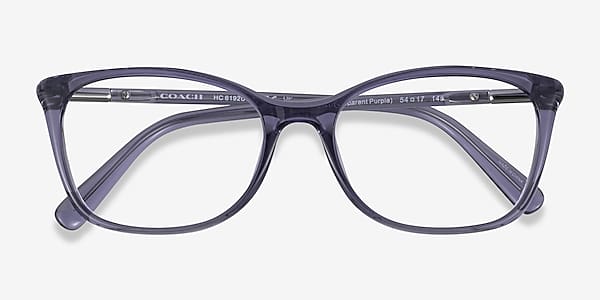 Transparent Purple Coach HC6192U -  Plastic Eyeglasses