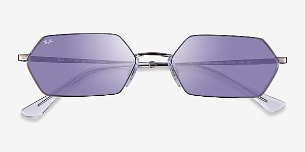 Gunmetal Ray-Ban RB3728 Yevi -  Metal Sunglasses