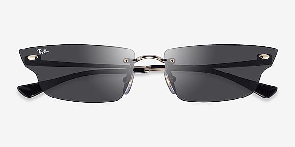 Light Gold Ray-Ban RB3731 Anh -  Metal Sunglasses