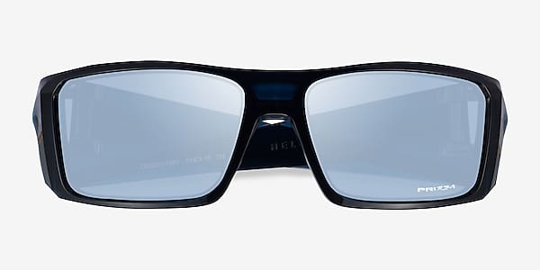 Clear Blue Oakley Heliostat -  Plastic Sunglasses