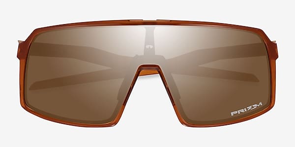 Clear Orange Oakley Sutro -  Plastic Sunglasses
