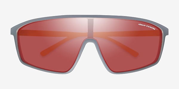 Matte Gray Armani Exchange AX4119S -  Plastic Sunglasses