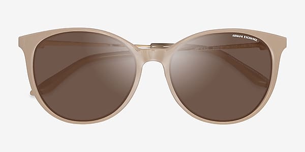 Shiny Brown Armani Exchange AX4140S -  Acetate Sunglasses