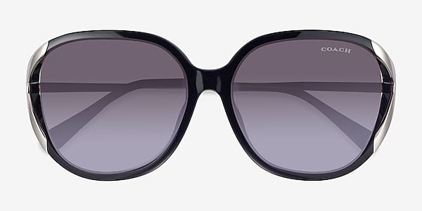 Matte Black Coach HC8396U Cr620 -  Plastic Sunglasses