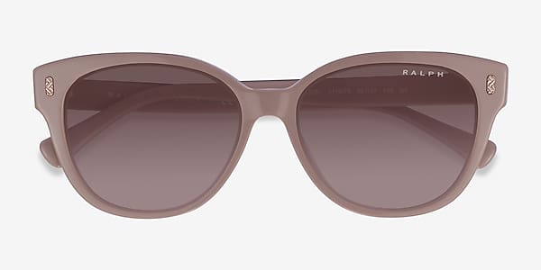 Shiny Solid Brown Ralph RA5305U -  Acetate Sunglasses