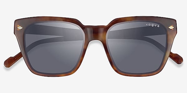 Brown Tortoise Vogue Eyewear VO5380S -  Acetate Sunglasses
