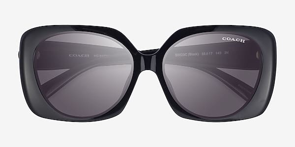 Black Coach HC8422U Cad33 -  Plastic Sunglasses