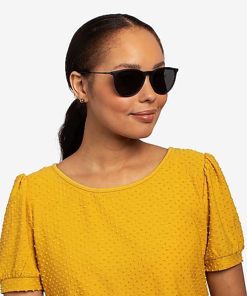 Black Ray-Ban RB4171 Erika -  Plastic Sunglasses
