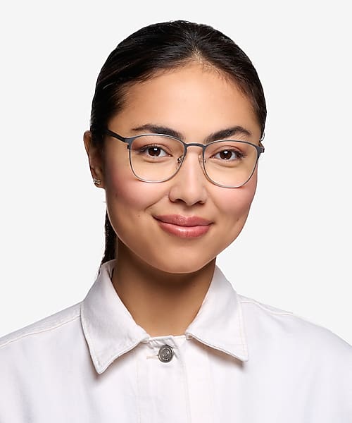 Silver Ember -  Metal Eyeglasses