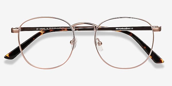 Rose Gold St Michel -  Metal Eyeglasses