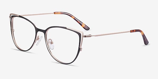 Black Gold Garance -  Metal Eyeglasses