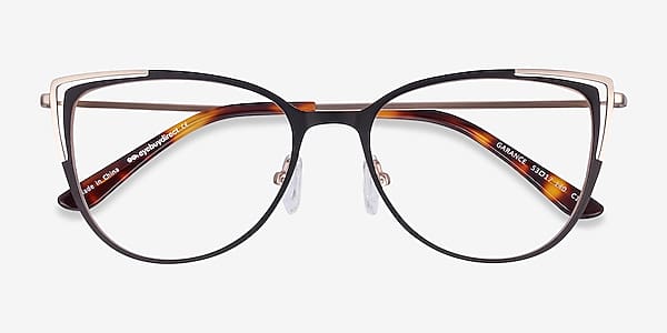 Black Gold Garance -  Metal Eyeglasses