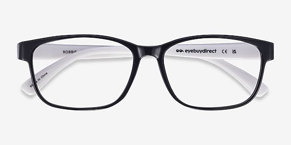 Black/White Robbie -  Plastic Eyeglasses