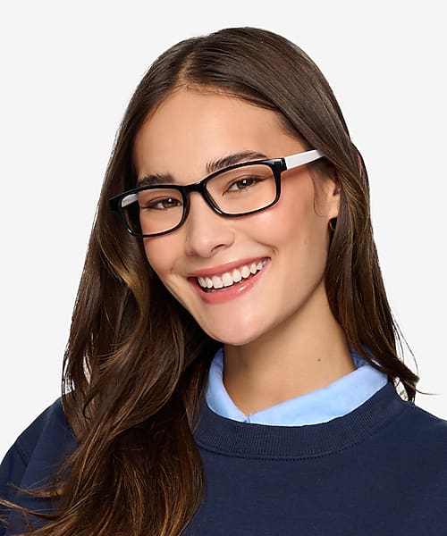  Black/White  Danny -  Plastic Eyeglasses