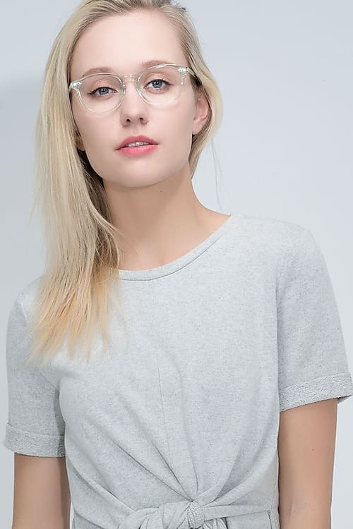 Clear Jade Aura -  Acetate Eyeglasses