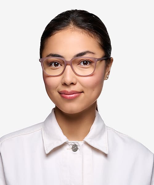 Matte Pink Escape -  Acetate Eyeglasses