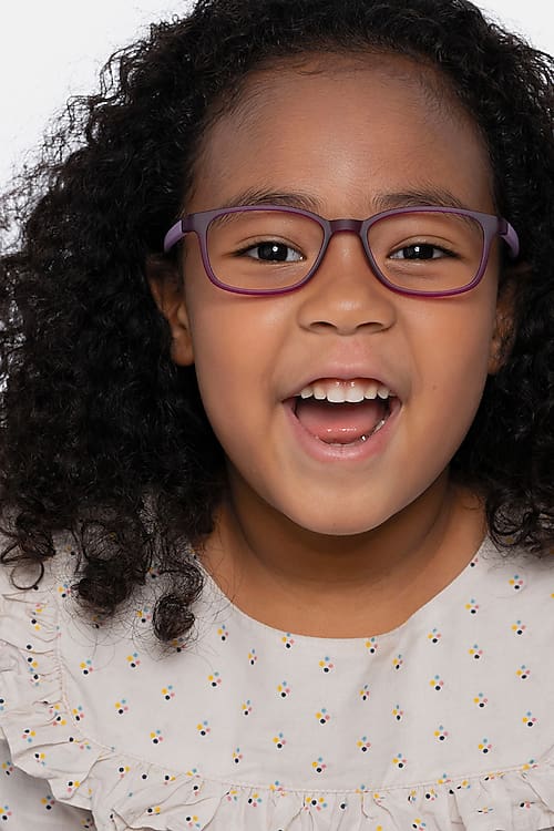 Purple Posie -  Plastic Eyeglasses