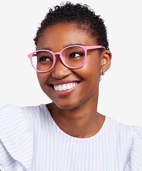 Neon Pink Dutchess -  Plastic Eyeglasses