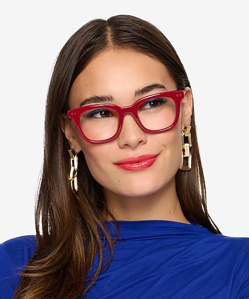 Burgundy Romy -  Acetate Eyeglasses