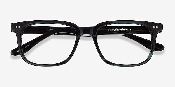 Striped Blue Pacific -  Acetate Eyeglasses