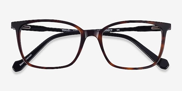 Tortoise Black Travel -  Acetate Eyeglasses