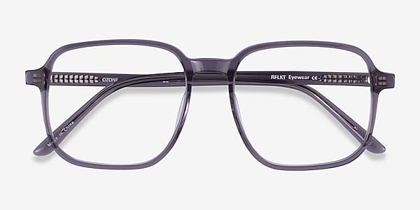 Clear Gray Ozone -  Acetate Eyeglasses