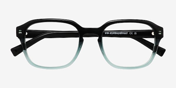 Black Green Breaker -  Acetate Eyeglasses