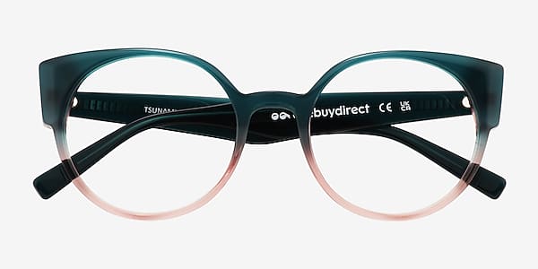 Green Pink Tsunami -  Acetate Eyeglasses