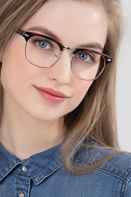 Tortoise Coexist -  Plastic-metal Eyeglasses