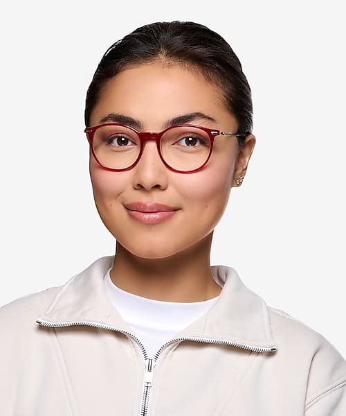 Red Quill -  Acetate-metal Eyeglasses
