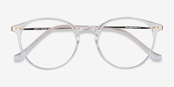 Clear Amity -  Plastic-metal Eyeglasses