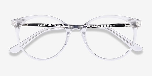Clear Solver -  Acetate-metal Eyeglasses
