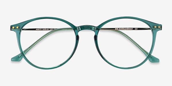 Emerald Green Amity -  Plastic-metal Eyeglasses