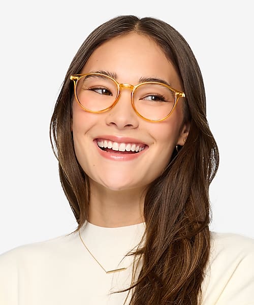 Orange Amity -  Plastic-metal Eyeglasses