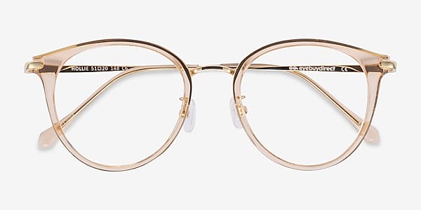Clear Melon Hollie -  Plastic-metal Eyeglasses