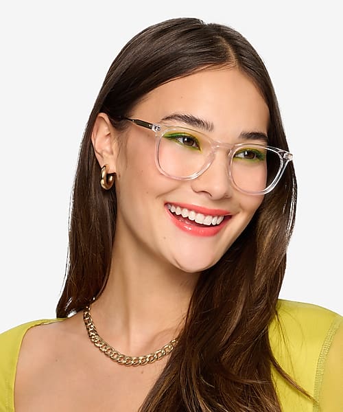Clear Vinyl -  Acetate Eyeglasses