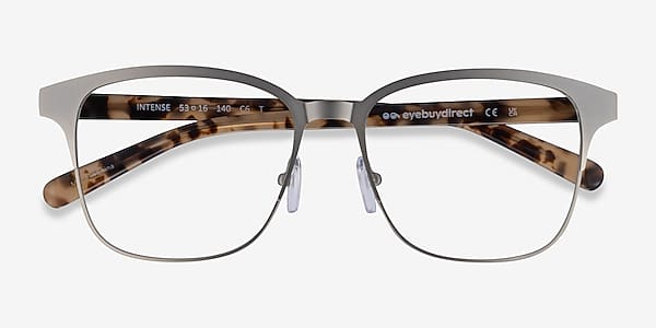 Matte Silver Tortoise Intense -  Acetate-metal Eyeglasses