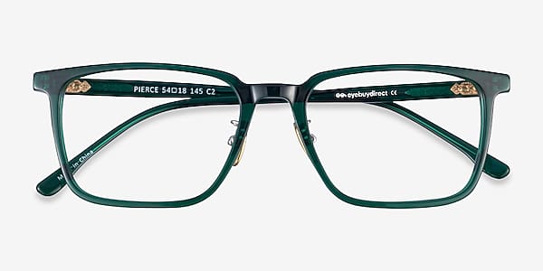 Dark Green Pierce -  Acetate Eyeglasses