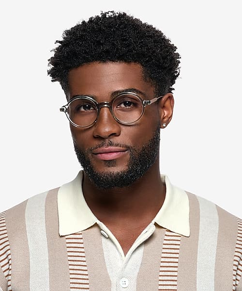 Clear Green Gregory -  Acetate Eyeglasses