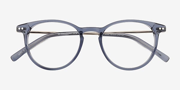 Clear Blue Snap -  Acetate Eyeglasses