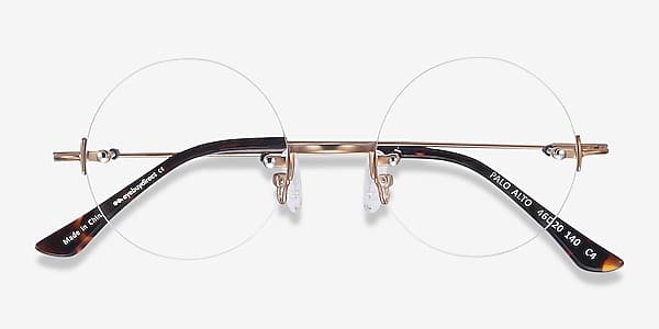 Golden Palo Alto -  Metal Eyeglasses