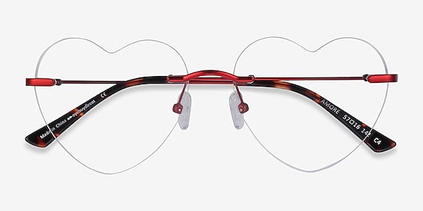 Burgundy Amore -  Metal Eyeglasses