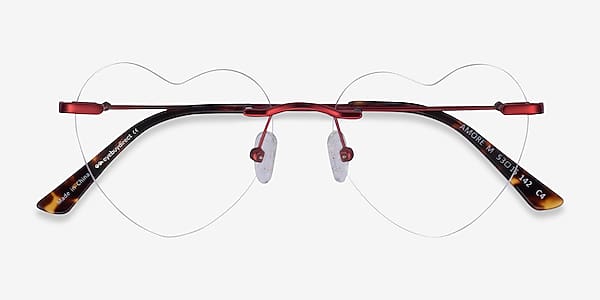Red Amore -  Metal Eyeglasses
