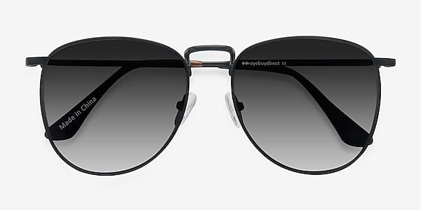 Black Fume -  Metal Sunglasses